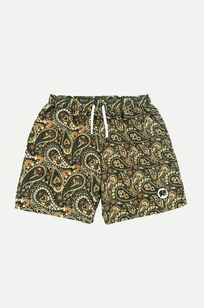 Trendsplant Trendsplant Forest Paisley SEAQUAL®YARN Swim Trunks, Grün, – Produktbild 2 von 4
