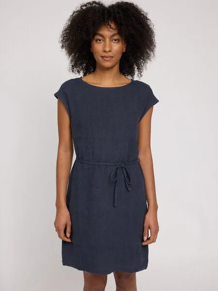 Mazine Mazine Mini-Kleid Linen, Ink blue, – Produktbild 2 von 4