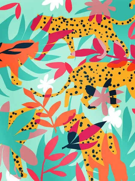 Photocircle Photocircle Poster / Leinwandbild - Chasing The Cheetah – Produktbild 1 von 4