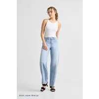 DAWN Damen Jeans ASH Barrel Leg Minimal Stretch DAWN Bio-Baumwolle, Bright blue, – Produktbild 2 von 5