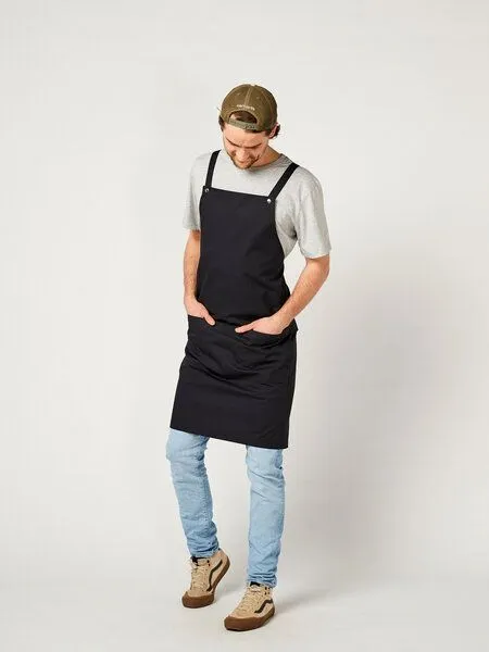 KAYA&KATO KAYA&KATO CO Latzschürze lang WALU, Black, – Produktbild 3 von 3
