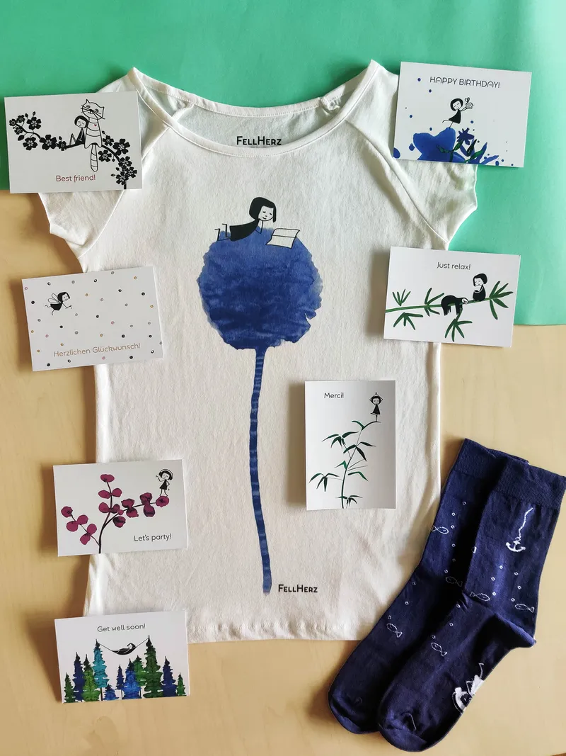 FellHerz Vorteils-Bundle Blumenbuch white - L / 35-38 – Produktbild 1 von 1