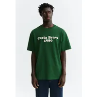 thinking mu Thinking MU Herren vegan T-Shirt Aaron Costa Brava Dunkelgrün, Grün, – Produktbild 1 von 1