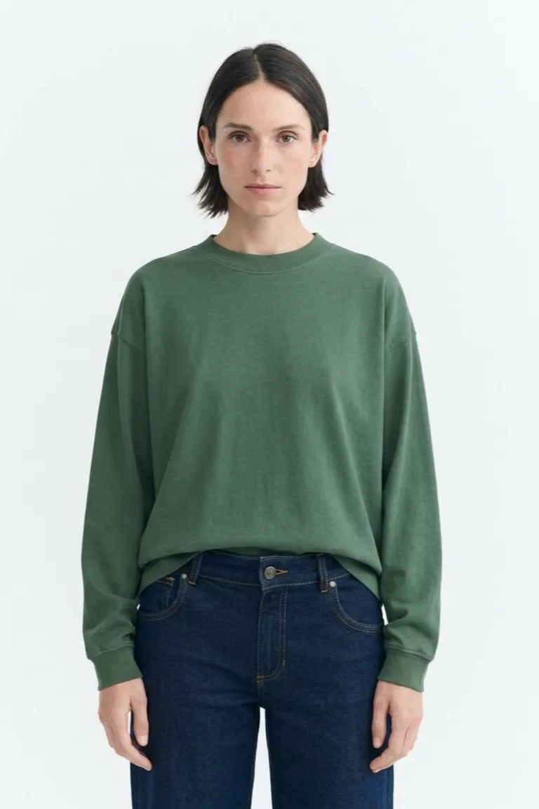 thinking mu Thinking MU Damen vegan T-Shirt Freire Oversize Grün, Grün, – Produktbild 2 von 2