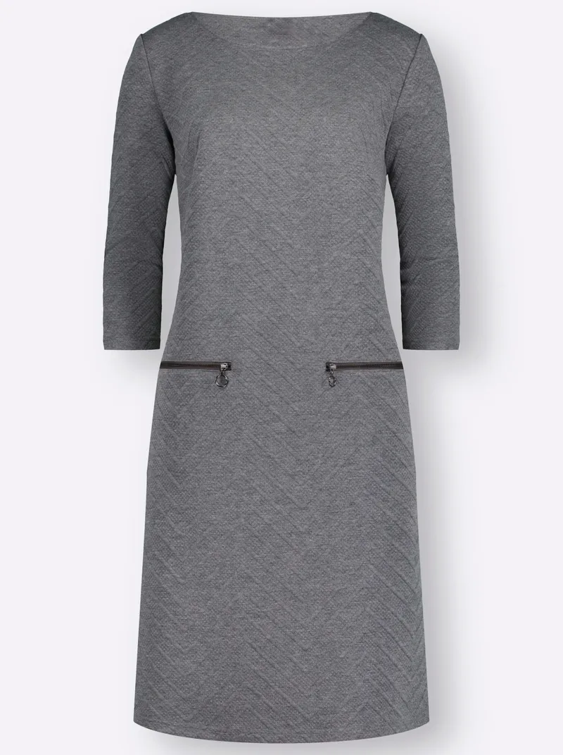 Witt Druckkleid, Grau-meliert, – Produktbild 1 von 2