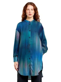 Dedicated DEDICATED Shirt Ljunga Abstract Light Multi Color – Produktbild 1 von 1