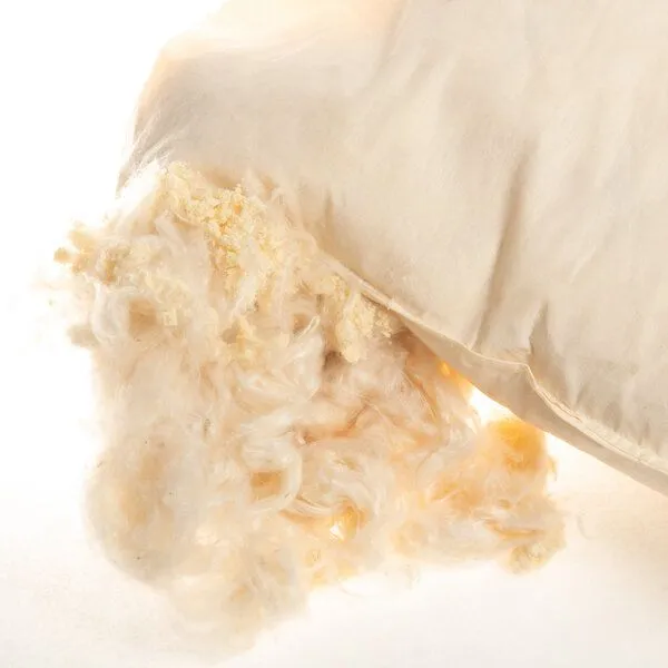 HängemattenGlück HängemattenGlück Sofakissen 40x40cm Latex & Kapok, Lindgrün gestreift, – Produktbild 4 von 4