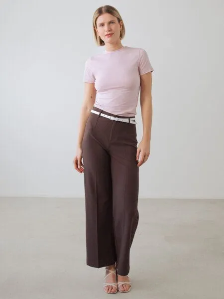 Honest Basics Honest Basics Damen Slim Fit T-Shirt aus Bio- und recycelter Baumwolle, Petal, – Produktbild 4 von 4