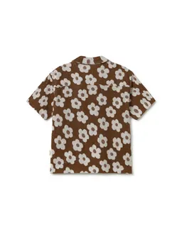 TWOTHIRDS TWOTHIRDS Damen vegan Shirt Pennata Schokoladengänseblümchen – Produktbild 1 von 1