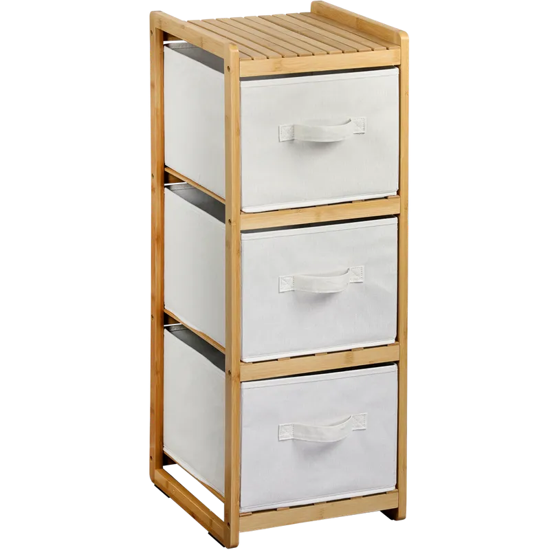 Kesper Kesper Regal mit 3 Boxen, Bambus – Produktbild 1 von 1