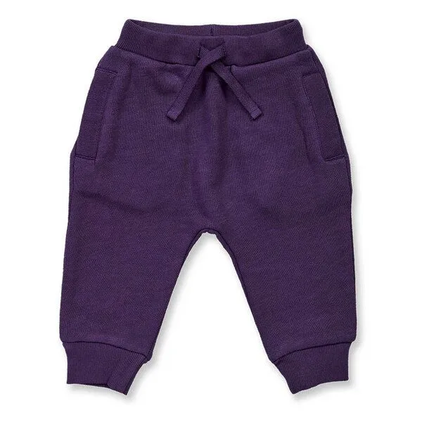 Sense Organics Sense Organics Babyhose aus Sweat, Modell HAUKE, Dunkle pflaume, – Produktbild 1 von 3