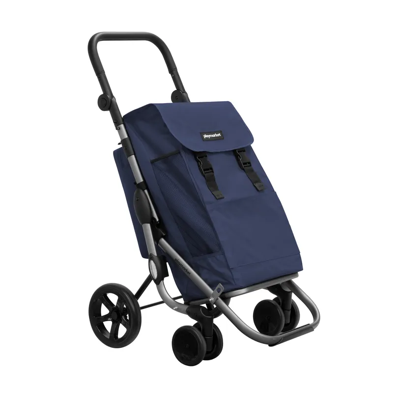 Playmarket Playmarket Einkaufstrolley GO PLUS PREMIUM, Blau, – Produktbild 1 von 4