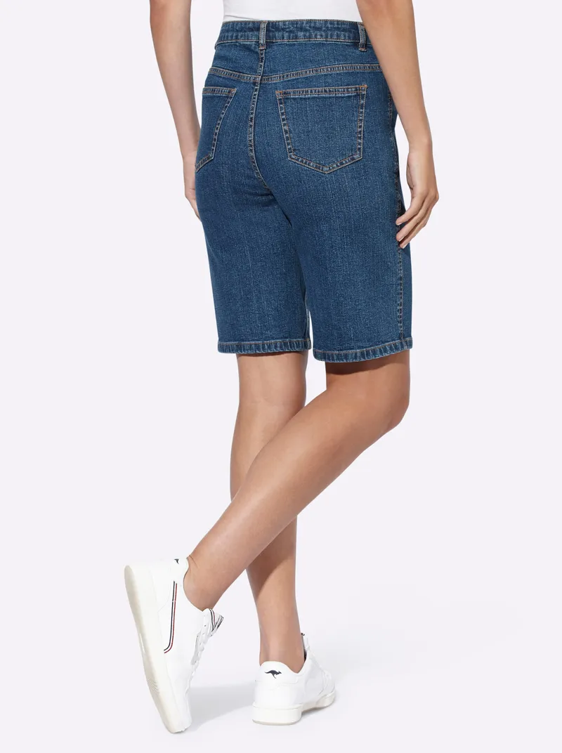heine Jeansshort blue-stone-washed, Blue-stone-washed, – Produktbild 2 von 2