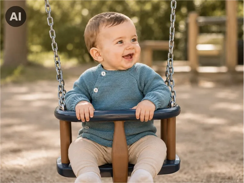 Reiff Strickwaren Reiff Strickwaren Baby Jacke Schlüttli Bio-Merinowolle, Blau, – Produktbild 2 von 2