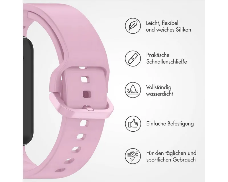 imoshion imoshion Silikonband für das Samsung Galaxy Fit 3, Rosa, – Produktbild 4 von 6