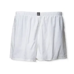 soki soki Upcycling Boxershorts aus geretteter Bettwäsche - weiß – Produktbild 1 von 1