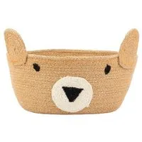El Puente El Puente "Bär" Kleiner Korb aus Jute | Fair Trade & Handmade aus Bangladesch, Natur, – Produktbild 1 von 1
