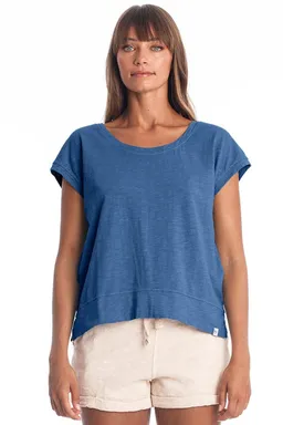 RAVENS VIEW IBIZA RAVENS VIEW IBIZA Damen vegan Top Ivy Indigoblau – Produktbild 1 von 1