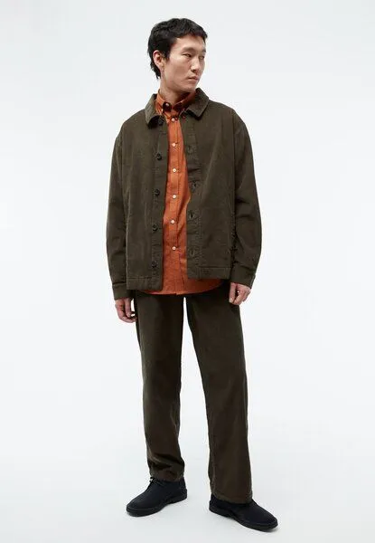 Givn Berlin Givn Berlin Kordjacke GBHUNTER aus Bio-Baumwolle, Dark olive, – Produktbild 2 von 4