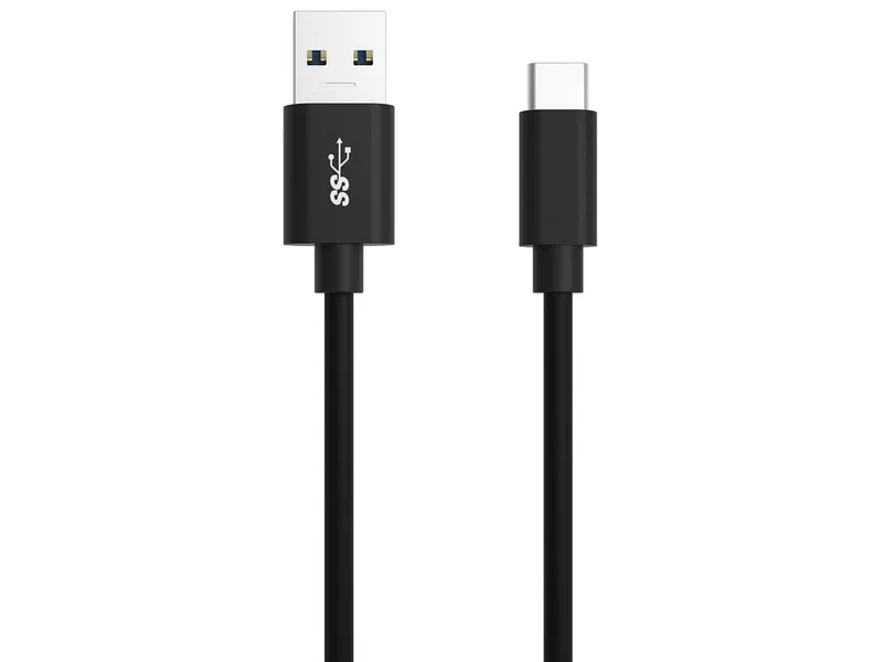 Ansmann Ansmann Ladekabel USB-A auf USB-C, 1,2 m, schwarz – Produktbild 1 von 1