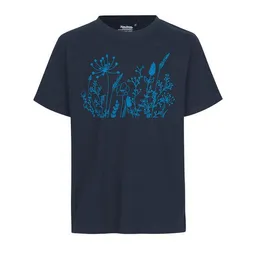 HANDGEDRUCKT HANDGEDRUCKT "Wilde Wiese" Unisex T-Shirt von Neutral – Produktbild 1 von 1