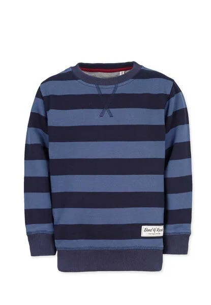 Band of Rascals Band of Rascals Striped Sweat, Navy-blue, – Produktbild 1 von 3