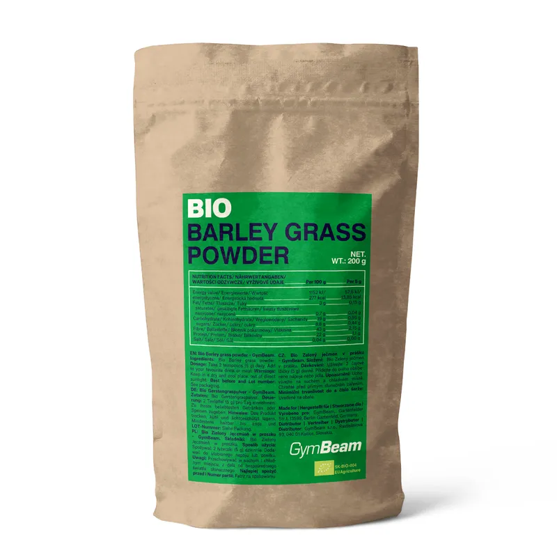 GymBeam Bio GymBeam BIO Grüne Gerste 200 g ohne Geschmack – Produktbild 1 von 1
