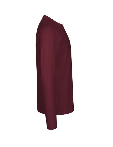 Neutral® - 3FREUNDE Neutral® - 3FREUNDE Männer Longsleeve, Bordeaux, – Produktbild 3 von 4