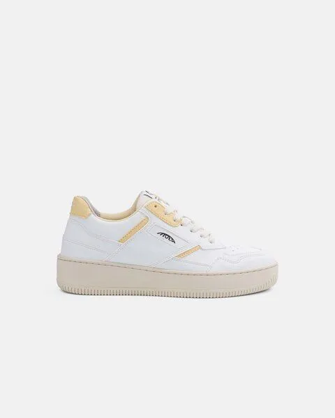MoEa MoEa Sneakers Origin - White & Yellow - Pineapple, White, – Produktbild 1 von 4