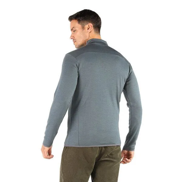 Woolona Woolona Merino Jacke - BORNOVA - 100% Merinowolle, Grau, – Produktbild 4 von 4