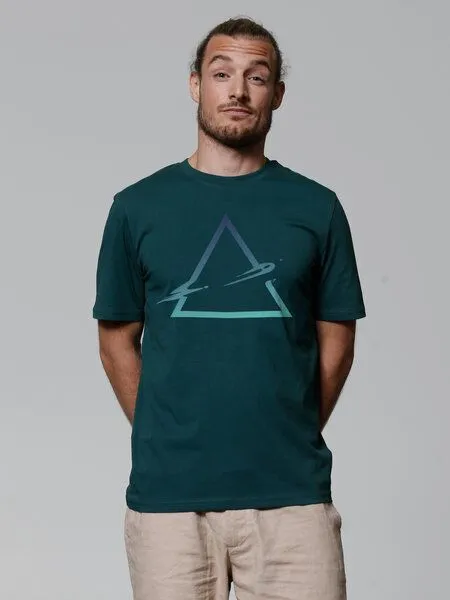 watapparel watapparel T-Shirt Unisex Triangle, Glazed green, – Produktbild 2 von 4