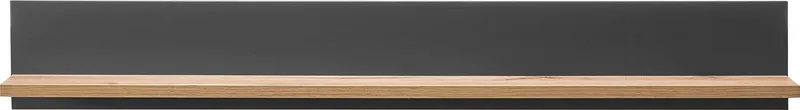 OTTO home Wandregal Westminster, Wandboard im Landhausstil, Hängeregal, Wandhalter, mit Ablagefach, vielseitig einsetzbar, 138 cm breit, Grau, – Produktbild 4 von 5