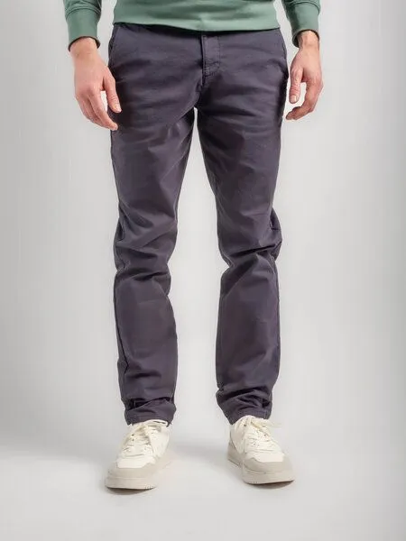 Flax and Loom Flax and Loom Regular Fit Chino, Navy (blau), – Produktbild 1 von 6