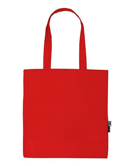 Neutral Neutral Baumwolltasche Einkaufstasche Shopper Lange Henkel 38 x 42 cm, Rot, – Produktbild 2 von 3