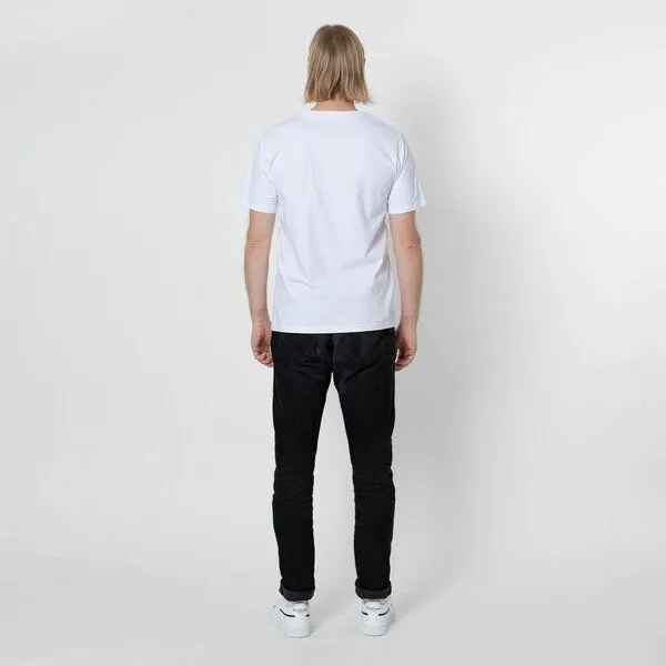 Fyngers Fyngers Unisex T-Shirt aus Biobaumwolle Modell HANG LOOSE, Weiss, – Produktbild 4 von 4