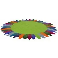 Frida Feeling Frida Feeling Untersetzer / Tischsets "Sonne" aus Filz, Hellgrün (grün), – Produktbild 1 von 1