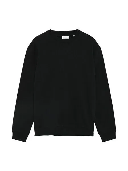 KnowledgeCotton Apparel KnowledgeCotton Apparel Herren Relaxed Crew Neck Sweatshirt, Black, – Produktbild 1 von 2