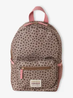 Vertbaudet Mädchen Kita-Rucksack mit Leopardenprint – Produktbild 1 von 1