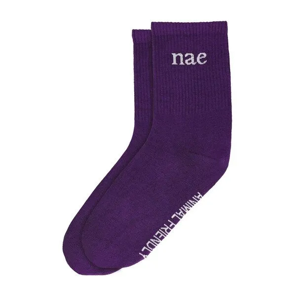 Nae Vegan Shoes Nae Vegan Shoes NAE Animal Friendly Socks, Purple, – Produktbild 4 von 4