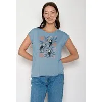 GreenBomb GREENBOMB Tucan Flower Timid - Lässiges Shirt aus LENZING TENCEL Mix / hochwertiger Print / Fair & Vegan – Produktbild 1 von 1