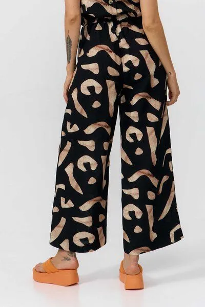 SUITE13LAB Suite13lab Damenculotte HATTA im Stones-Print, Schwarz, – Produktbild 4 von 4