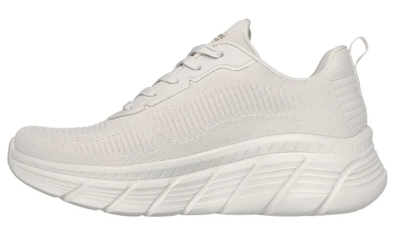 Skechers Skechers BOBS B FLEX HI-FLYING HI Sneaker, Trainingsschuh, Schnürschuh, Freizeitschuh in veganer Verarbeitung, Weiß, – Produktbild 5 von 8