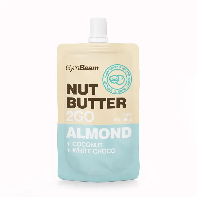 GymBeam Food GymBeam Nussbutter 2GO - Mandelbutter mit Kokosnuss und weißer Schokolade – Produktbild 1 von 1
