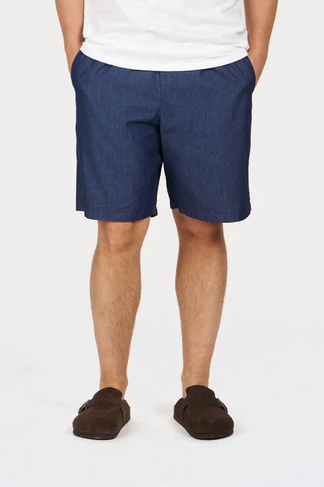 KOMODO KOMODO Herren vegan Shorts Jerry Mid Wash Blau, Dunkelblau, – Produktbild 2 von 2