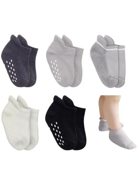 bistyle bistyle Sneakersocken (4er Pack) Frottee ABS Babysocken Kurzsocken Plüsch, Beige, – Produktbild 1 von 2