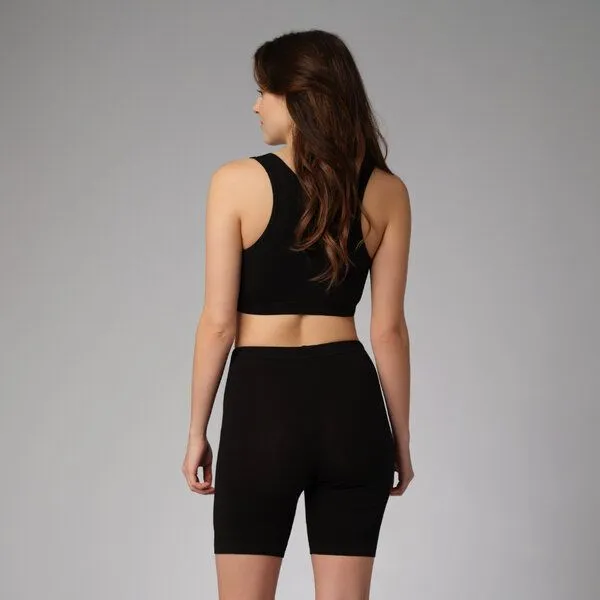 comazo|earth comazo|earth Fairtrade Radlerhose | GOTS zertifiziert, Schwarz, – Produktbild 2 von 3