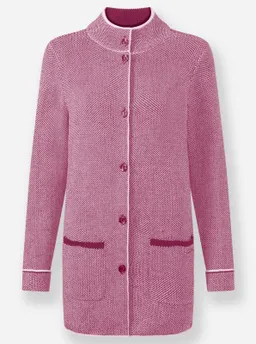 Witt Jacquardstrickjacke malve-ecru-meliert – Produktbild 1 von 1