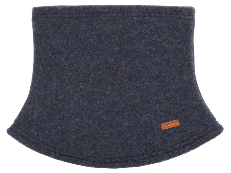 Pure pure by Bauer PURE PURE by Bauer Baby und Kinder Schlupfschal Bio-Merinowolle Fleece marine Gr. 2, Maße 24 x 22 cm, Blau, – Produktbild 1 von 1