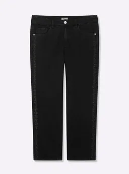 sheego Gerade Jeans black denim – Produktbild 1 von 1