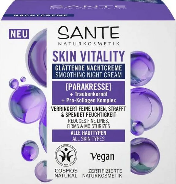 Sante Sante Glättende Nachtcreme Skin Vitality – Produktbild 2 von 4